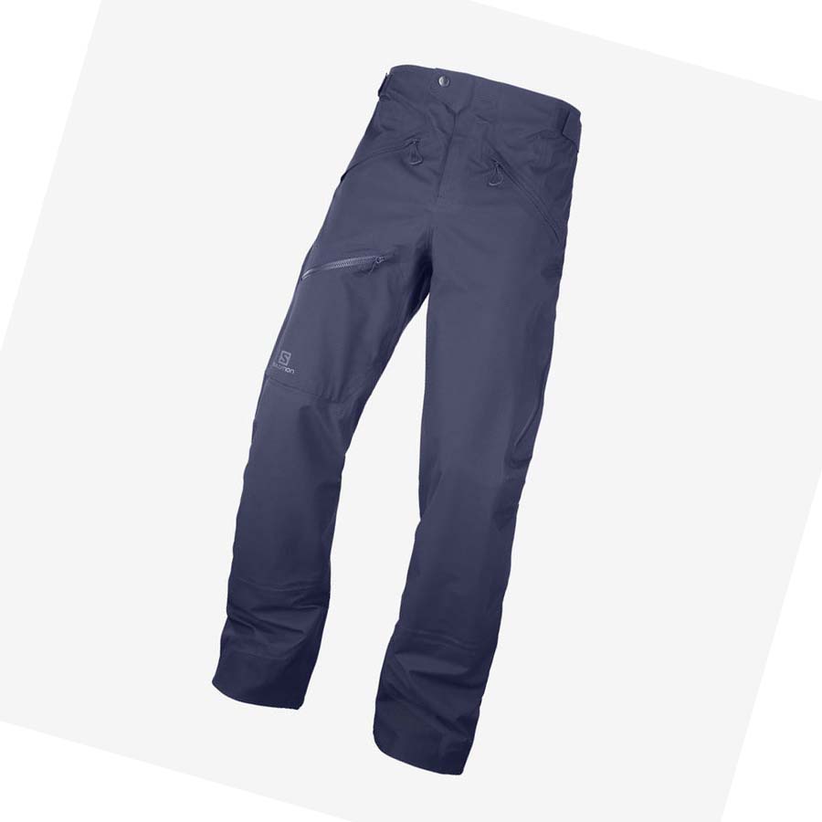 Pantalones De Esquí Salomon OUTPEAK GORE-TEX 3L Hombre Azules | MX 3126TCE